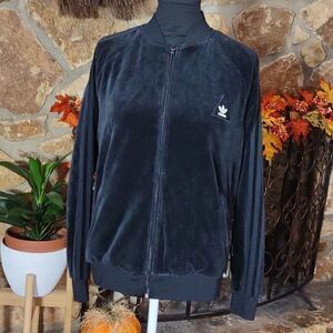 Adidas Originals SST Pharrell Williams Superstar Velour‎ Velvet Jacket Sz L